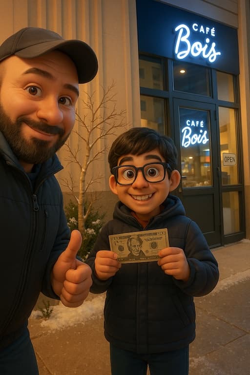 Bax with his first sale